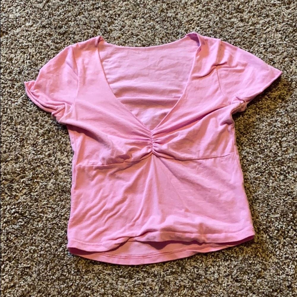 brandy Melville pink shirt